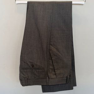 John Varvatos Men's Dress Pants - Slim Fit - Size 30 - Gray with Brown Buttons